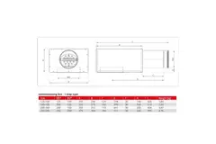 Akustisch isoliertes Plenum für Deckenauslass - 125 bis 100 mm